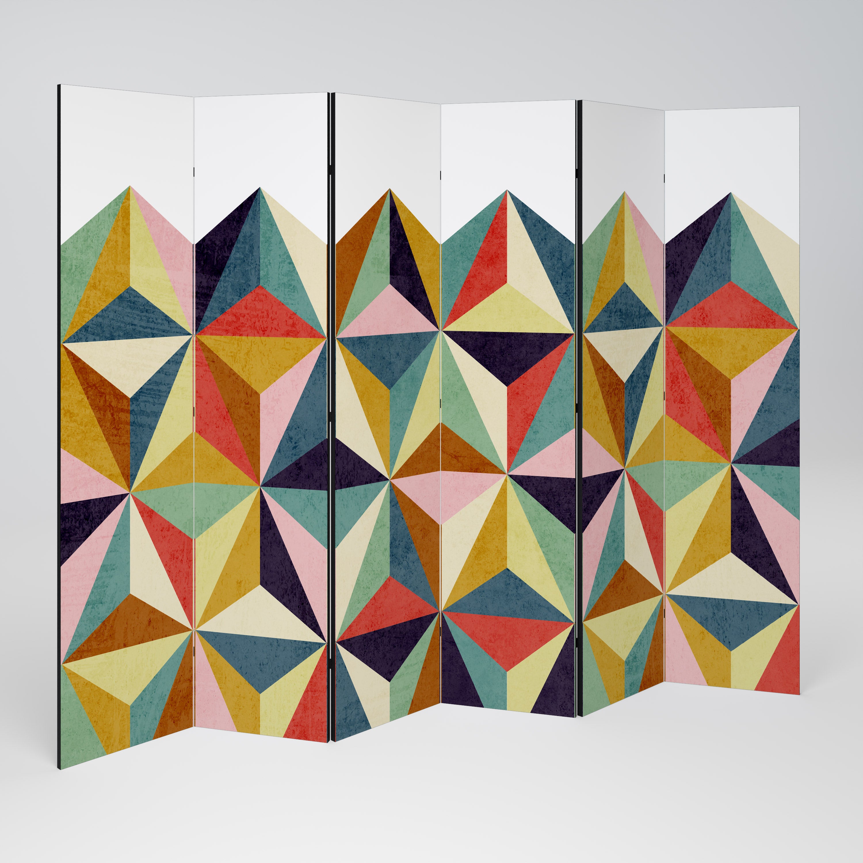 TESSELATE TREASURES 6-Panel Room Divider