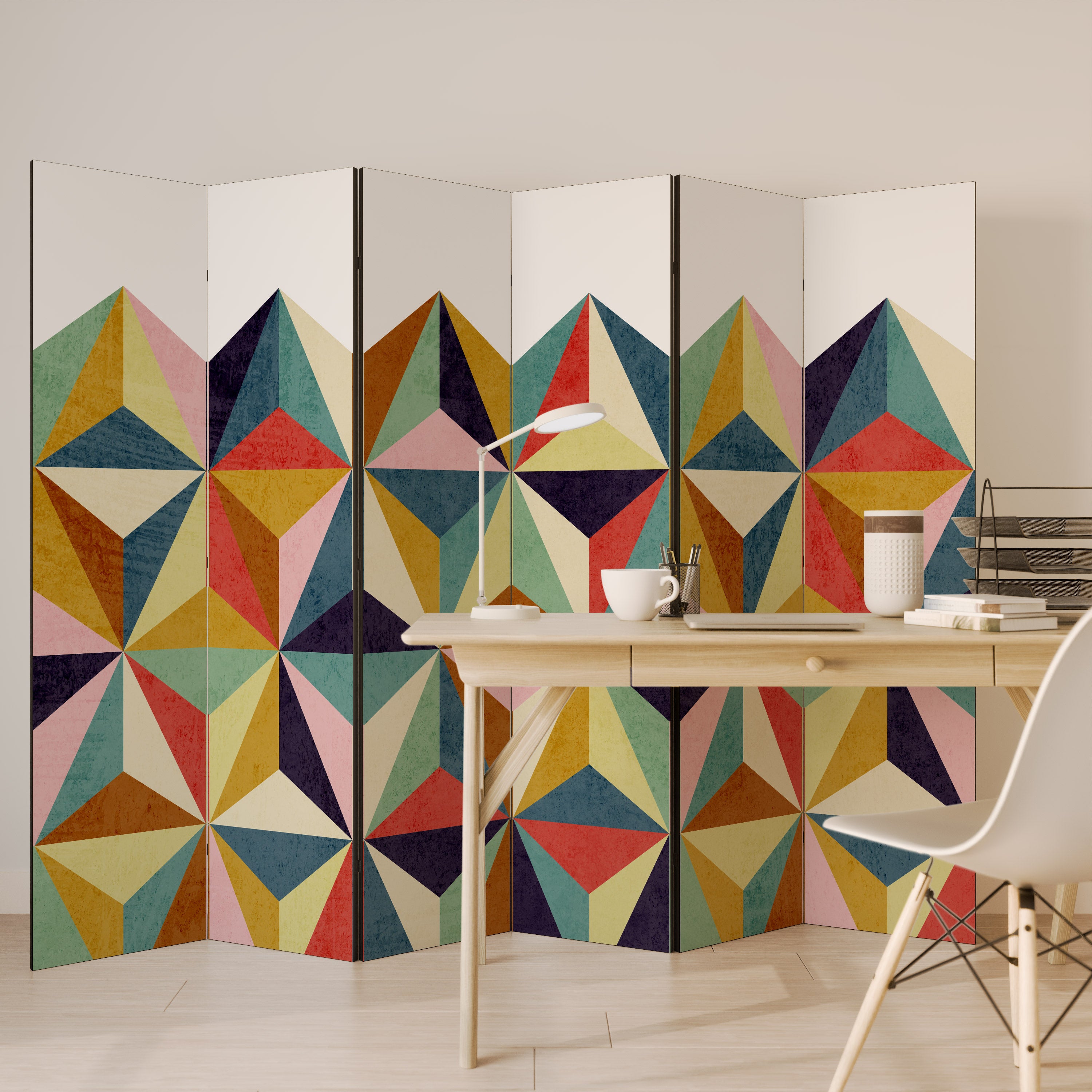 TESSELATE TREASURES 6-Panel Room Divider