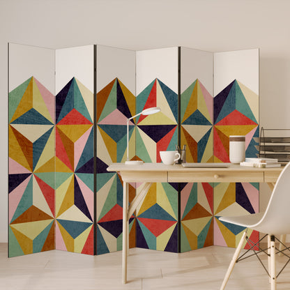 TESSELATE TREASURES 6-Panel Room Divider