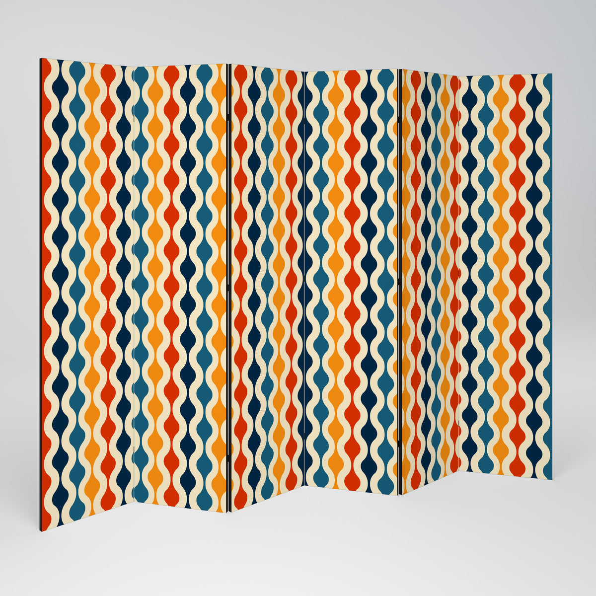 COLORFUL NOSTALGIA 6-Panel Room Divider