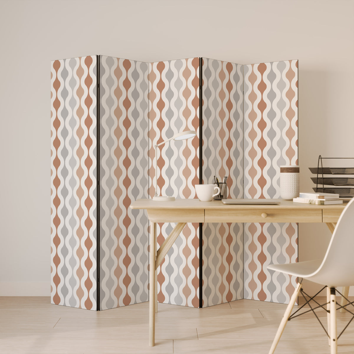 HAZY NOSTALGIA 5-Panel Room Divider