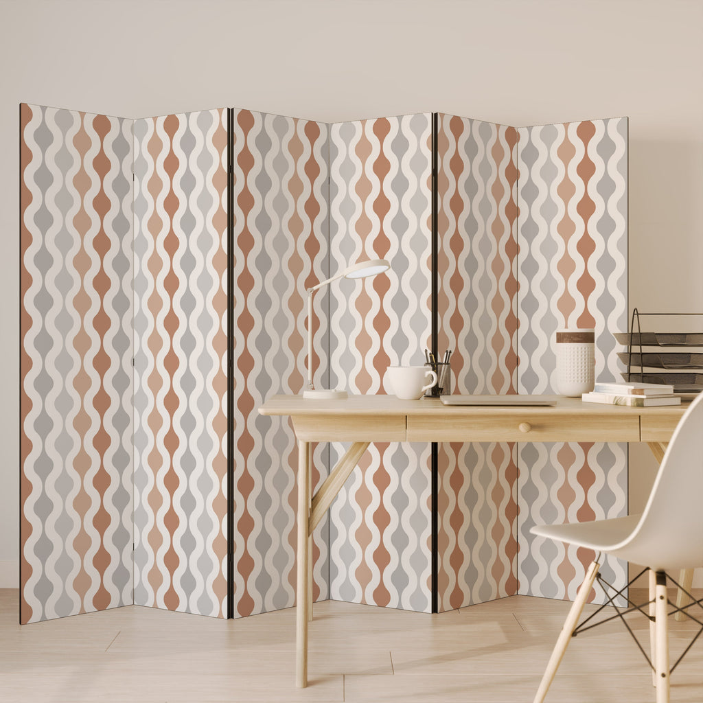 HAZY NOSTALGIA Decorative 6-Panel Room Divider