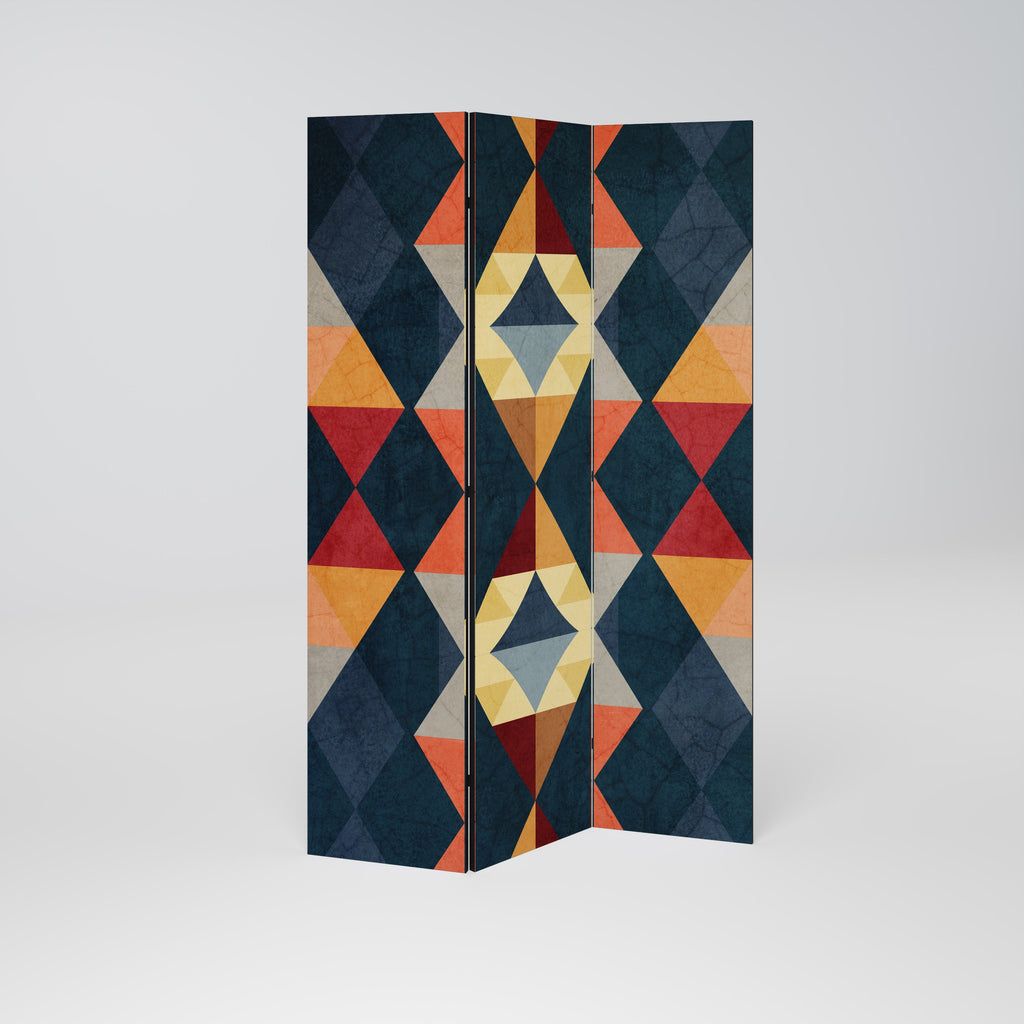 Cloison décorative à 3 panneaux ILLUSION CRACKED