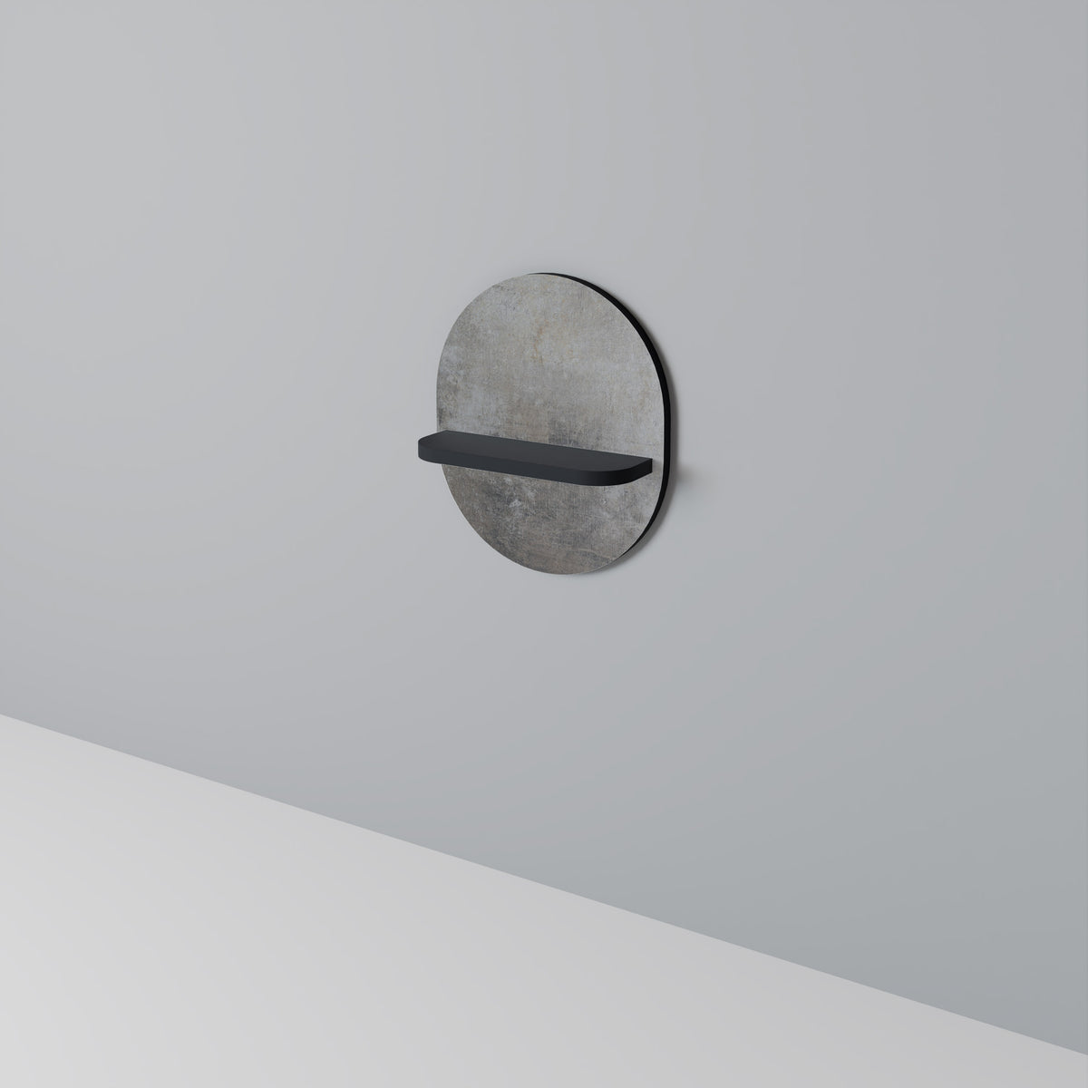 CONCRETE WALL Art Shelf