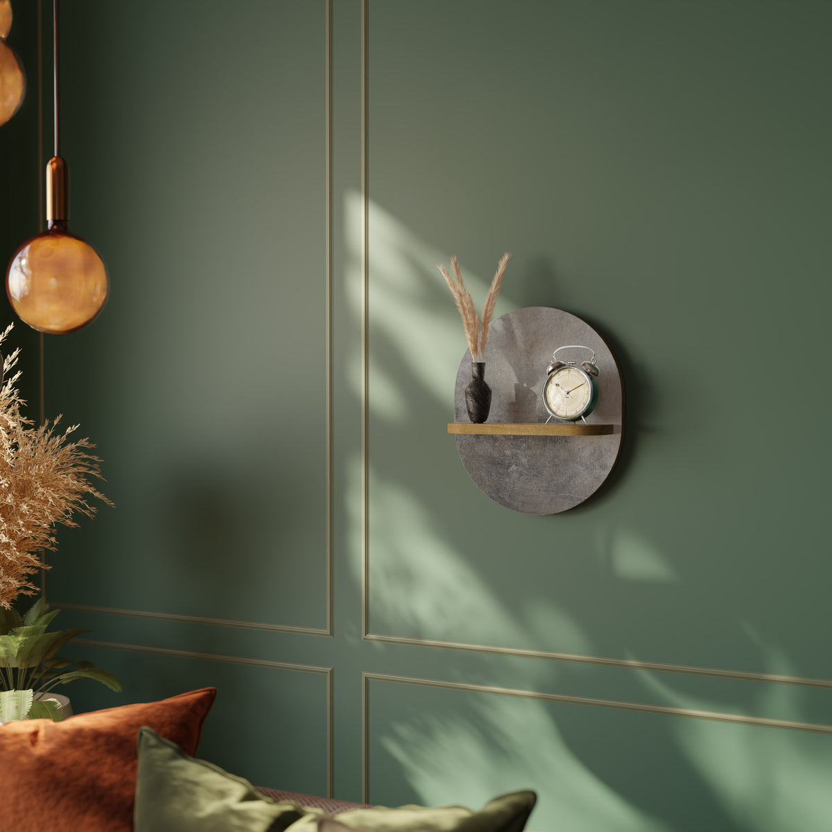 CONCRETE WALL Art Shelf