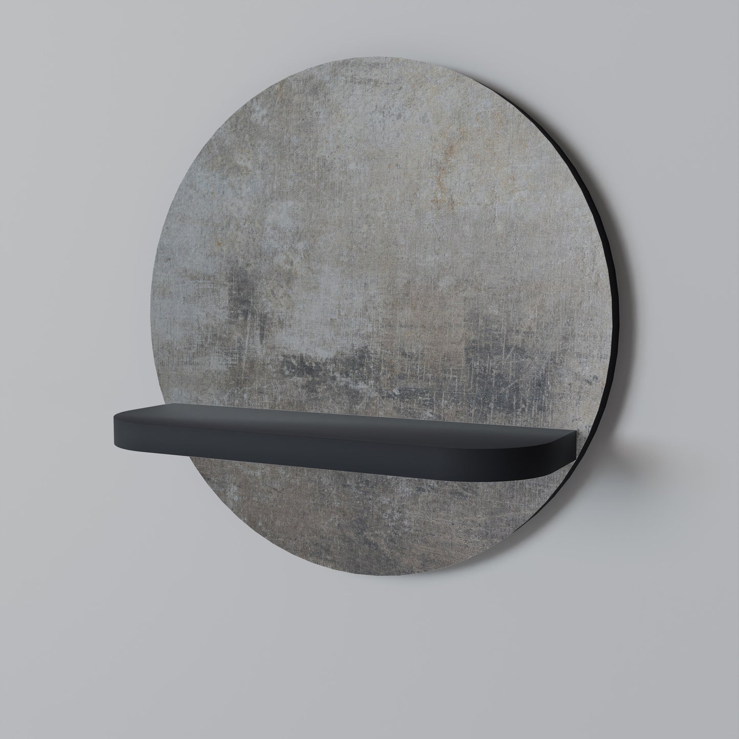 CONCRETE WALL Art Shelf