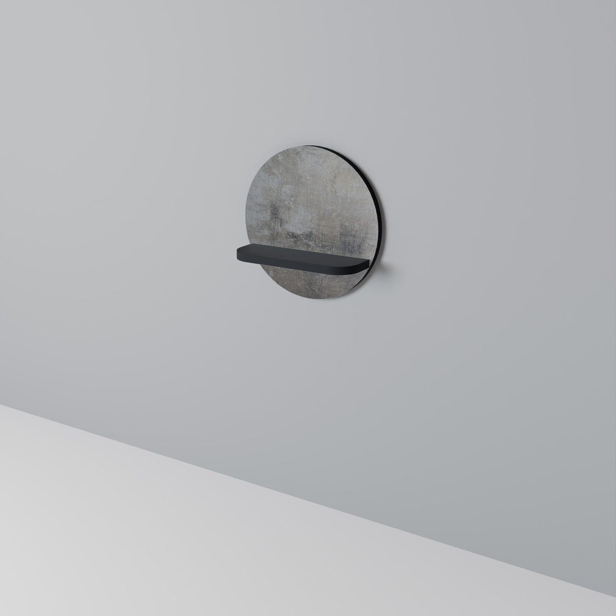 CONCRETE WALL Art Shelf