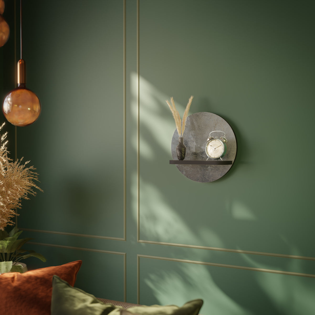CONCRETE WALL Art Shelf