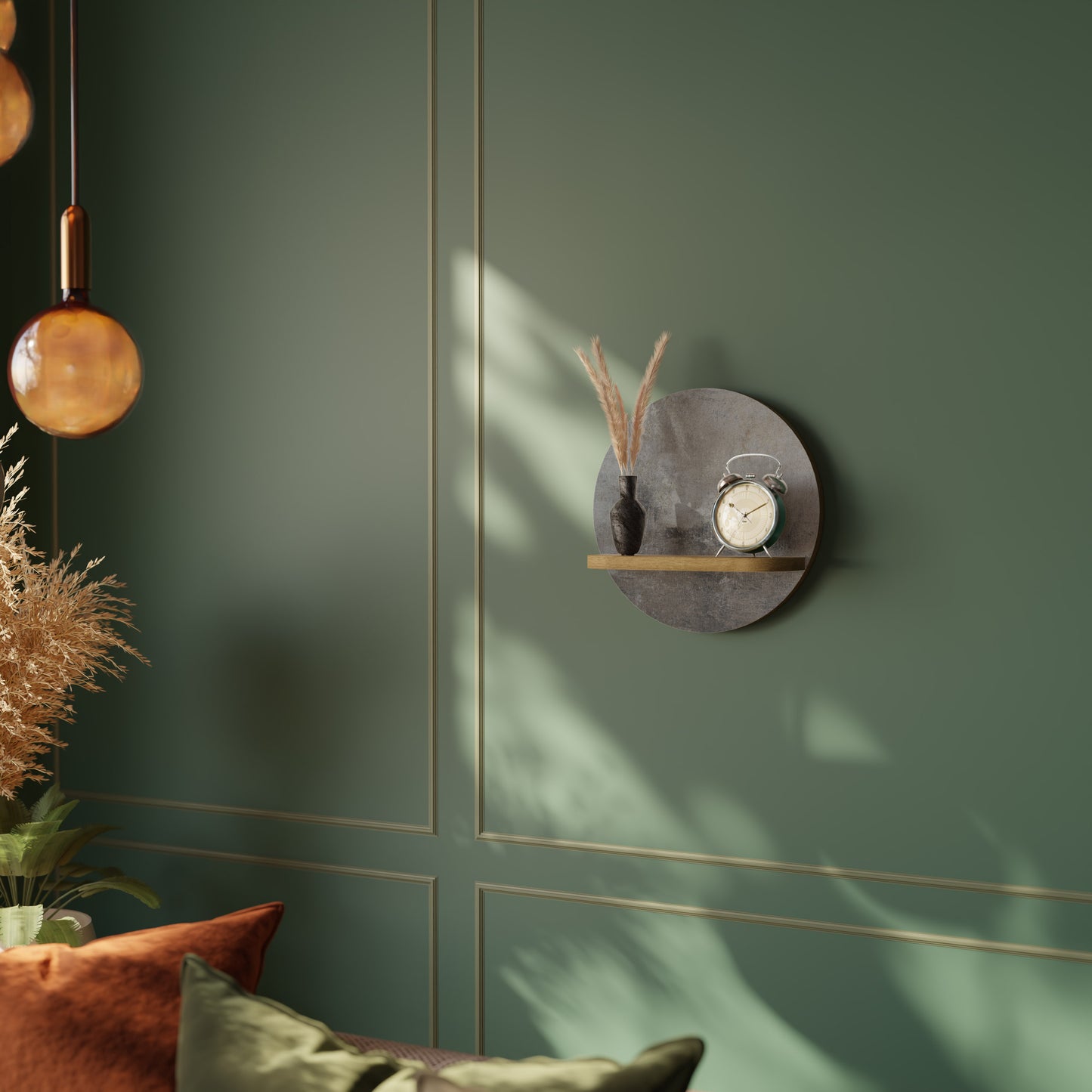 CONCRETE WALL Art Shelf