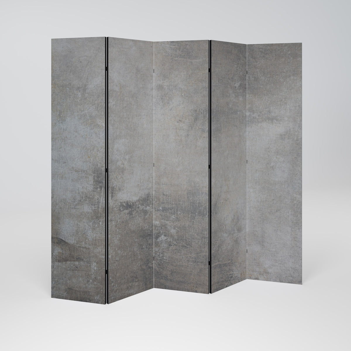 CONCRETE WALL 5-Panel Room Divider