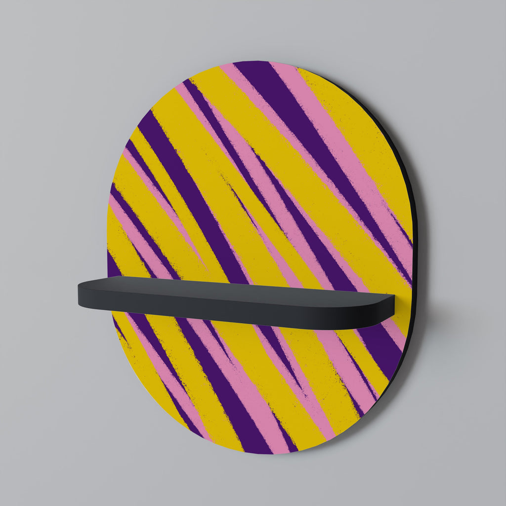 Étagère d'art ovale DREAMS COME TRUE en finition noire