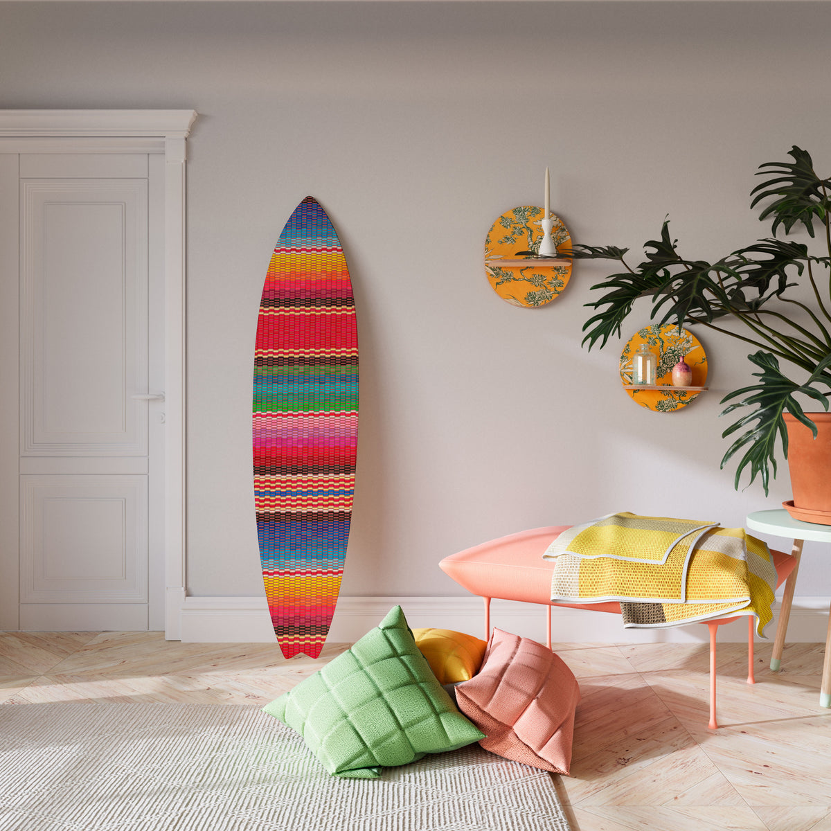 ETHNIC MEXICAN Surfboard Decorative Panel