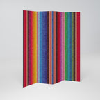 ETHNIC MEXICAN 4-Panel Room Divider