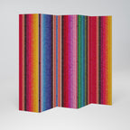 ETHNIC MEXICAN 5-Panel Room Divider