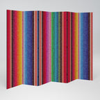 ETHNIC MEXICAN 6-Panel Room Divider
