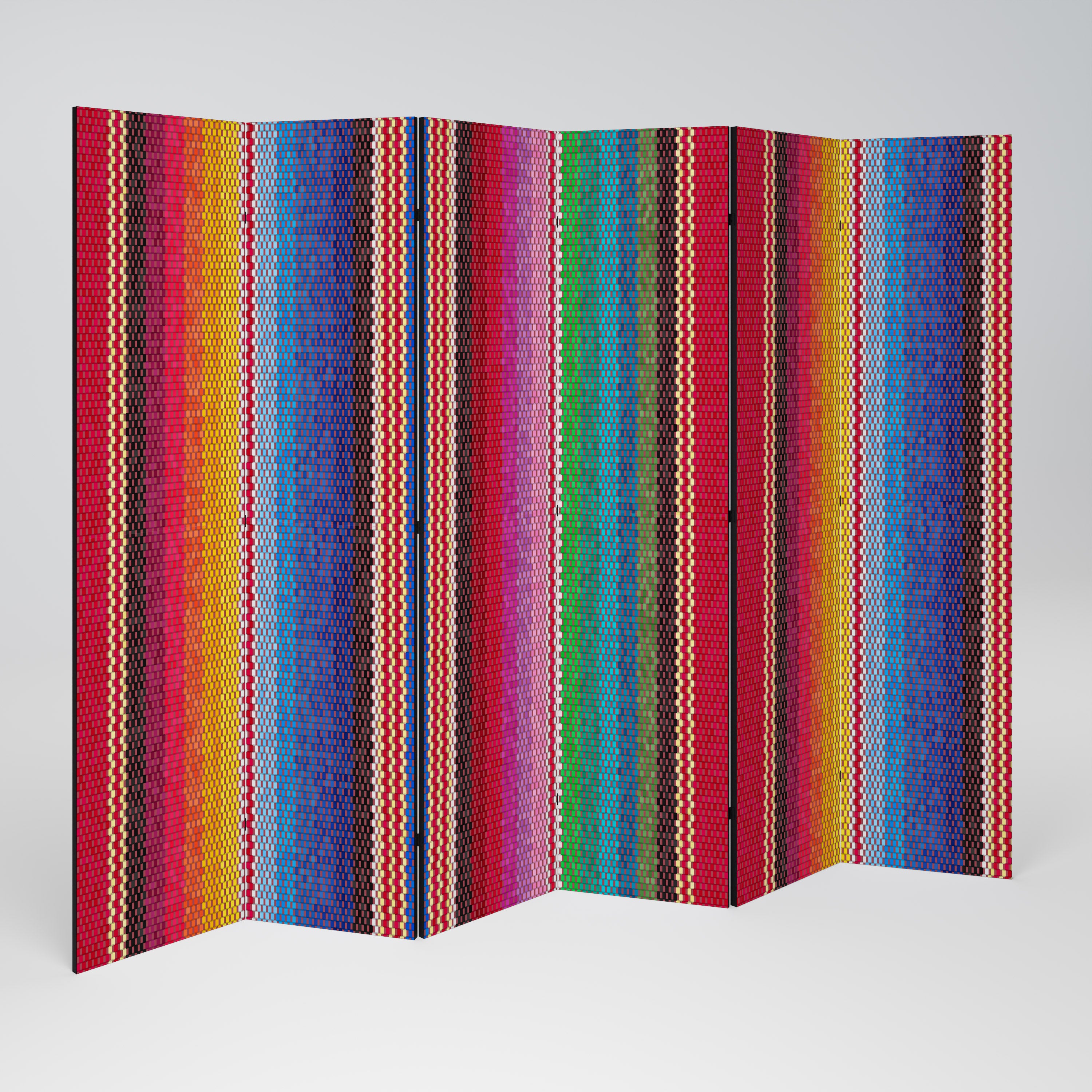 ETHNIC MEXICAN 6-Panel Room Divider