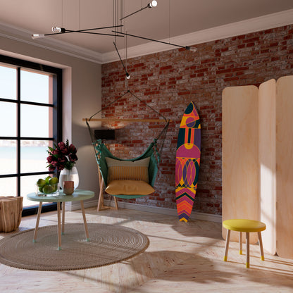 ELECTRIC PATTERNS Surfboard Decorative Panel