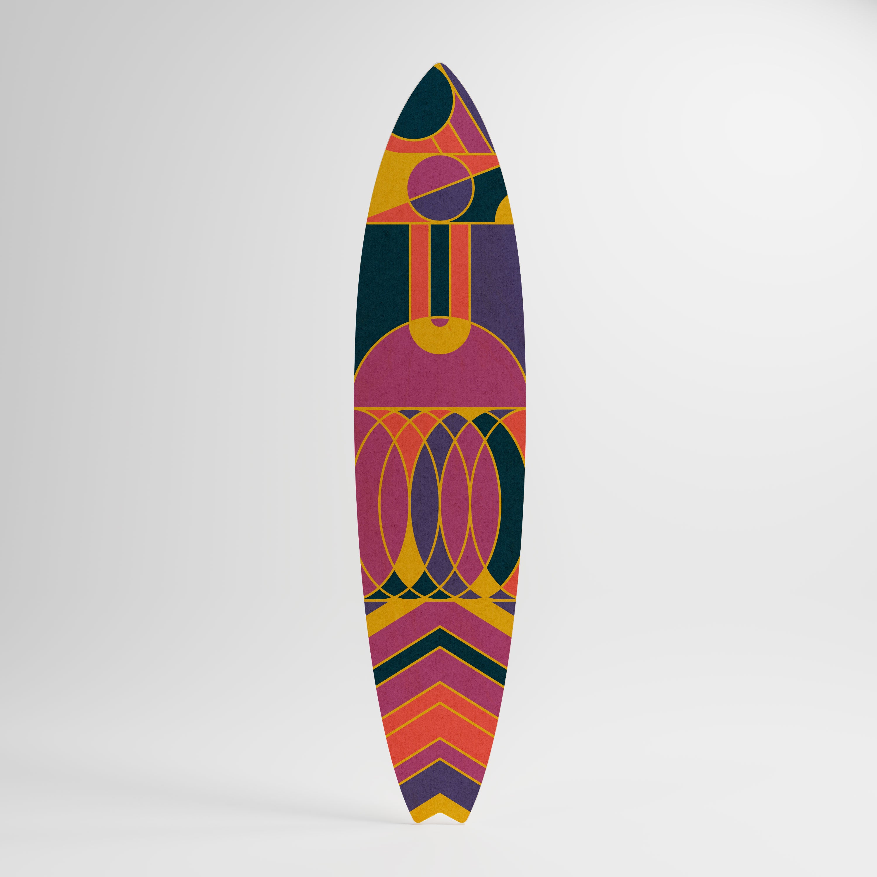 ELECTRIC PATTERNS Surfboard Decorative Panel