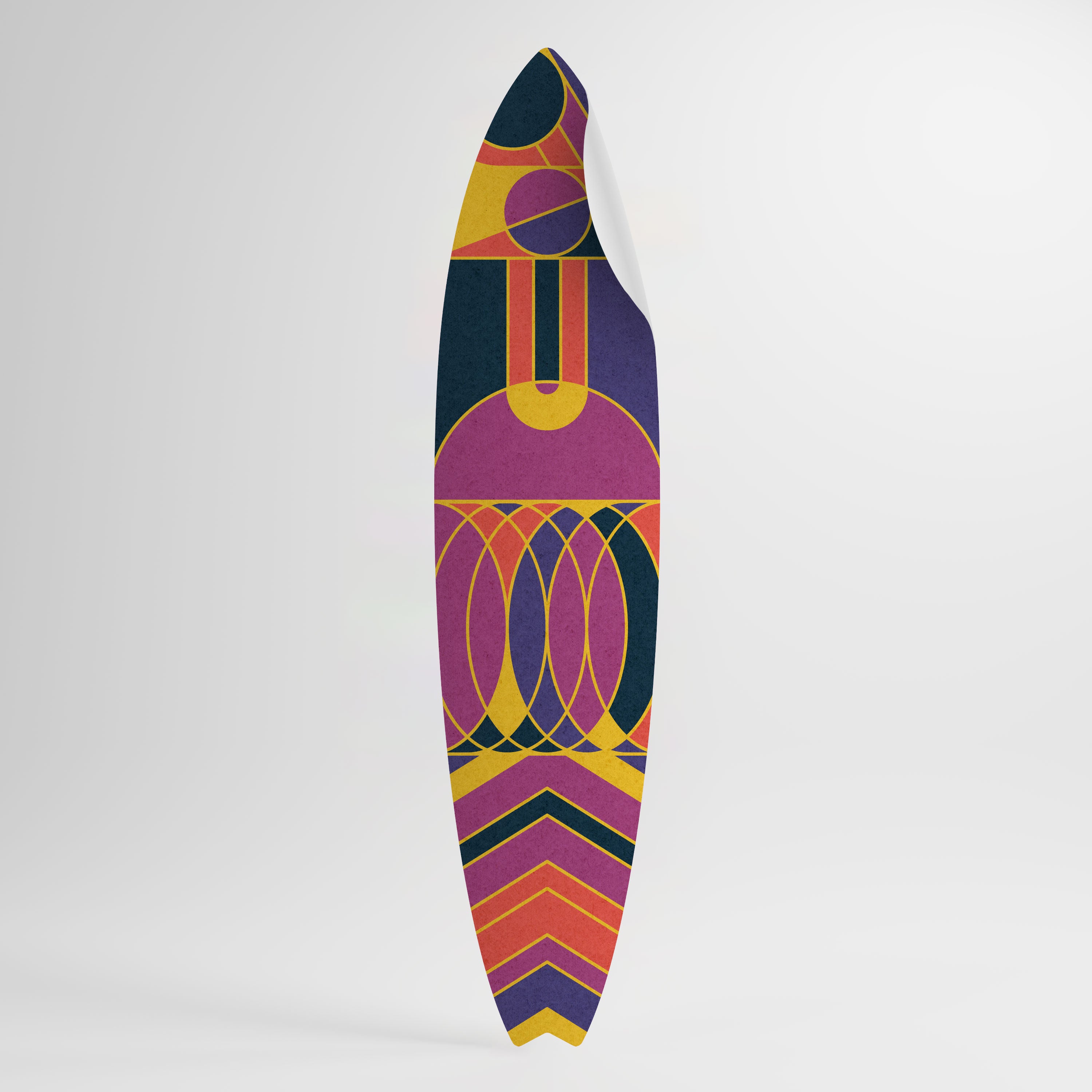 ELECTRIC PATTERNS Peel and Stick Surfboard Sticker