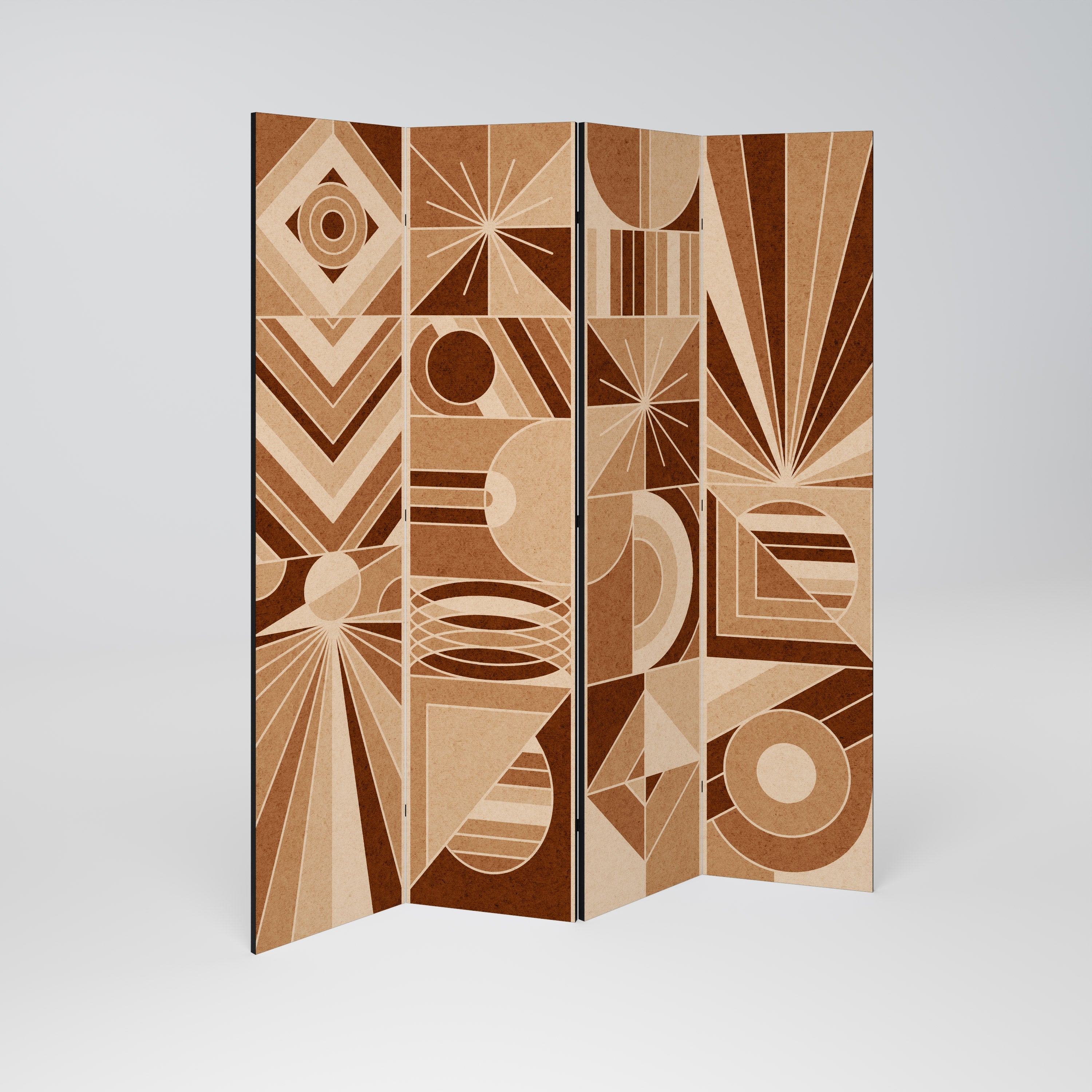 Paravent décoratif à 4 panneaux PRISM MOSAIC