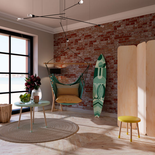 HARMONIC GRID Surfboard Decorative Panel