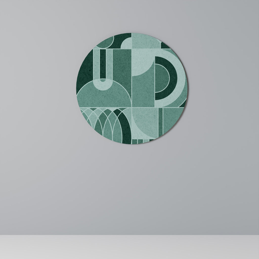 Grille harmonique, décoration murale ronde