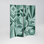 HARMONIC GRID 4-Panel Room Divider