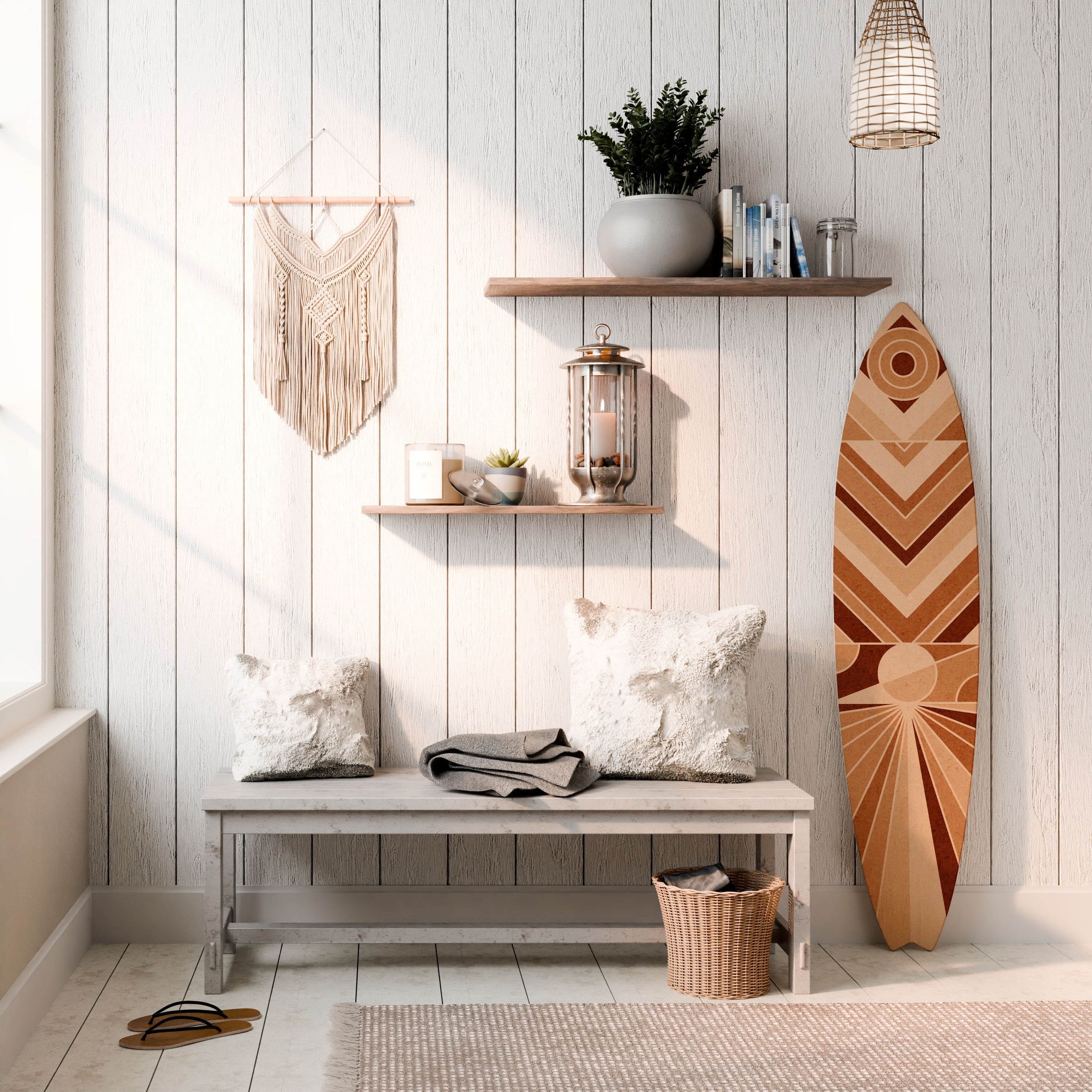 VIVID MOSAIC Surfboard Decorative Panel