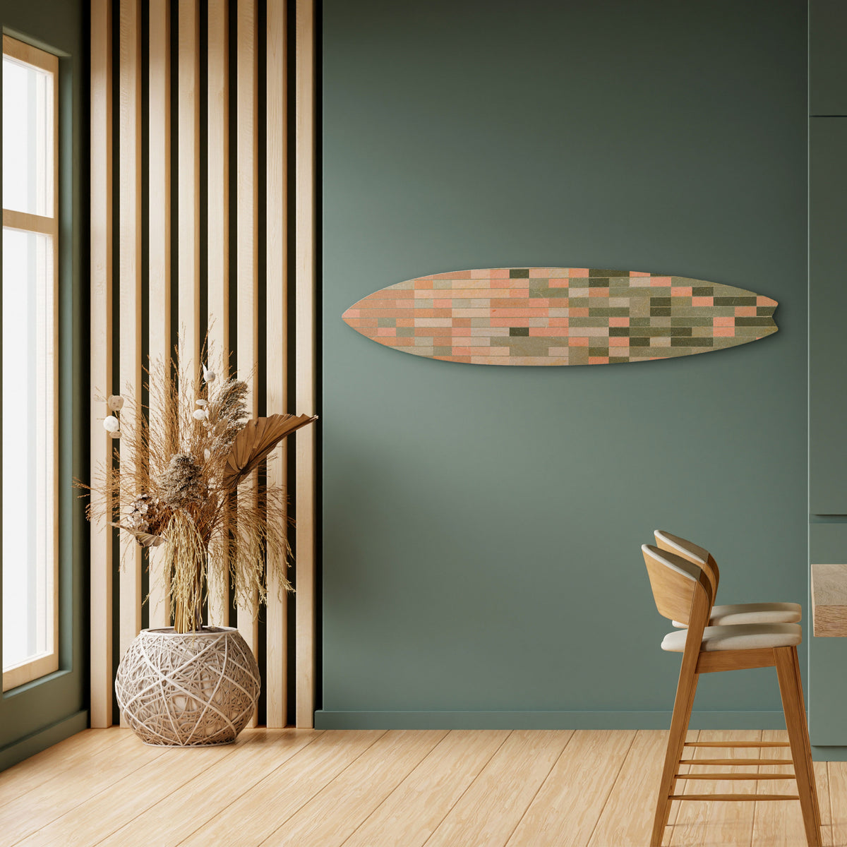 BUILDING THE FUTURE Surfboard Decorative Panel