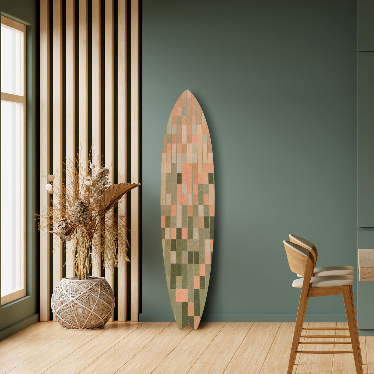 BUILDING THE FUTURE Surfboard Decorative Panel