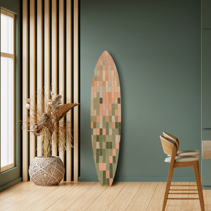 BUILDING THE FUTURE Surfboard Decorative Panel