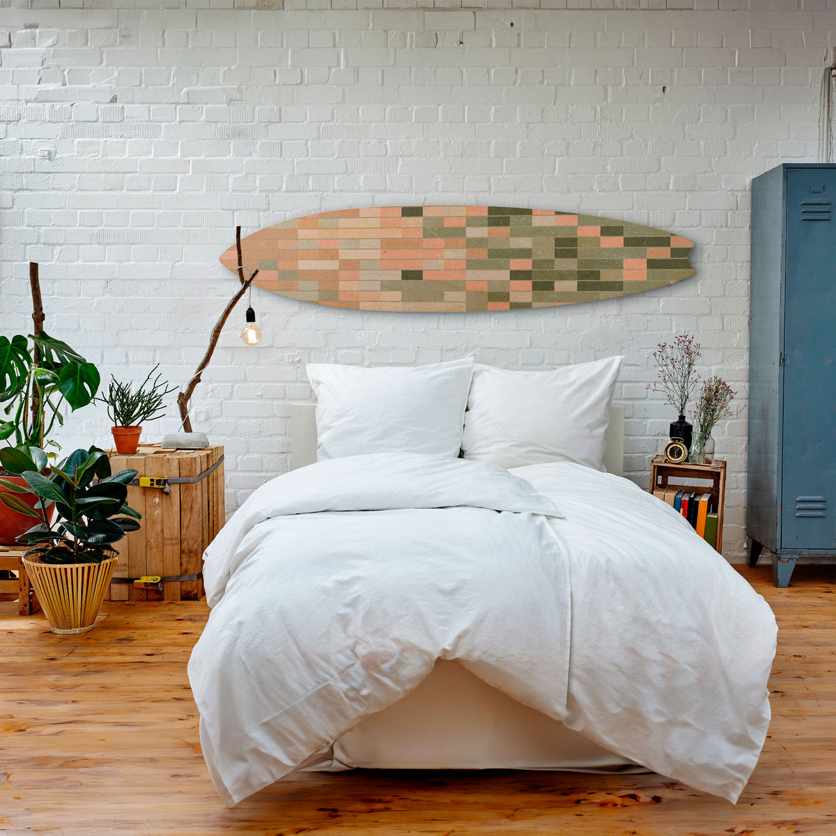 BUILDING THE FUTURE Surfboard Decorative Panel