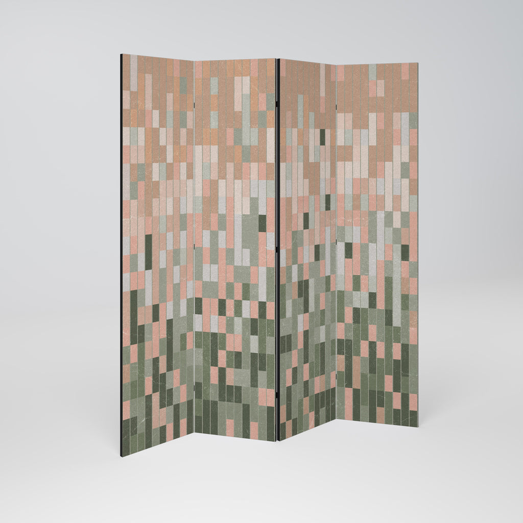 CONSTRUIRE L'AVENIR Cloison de séparation décorative à 4 panneaux