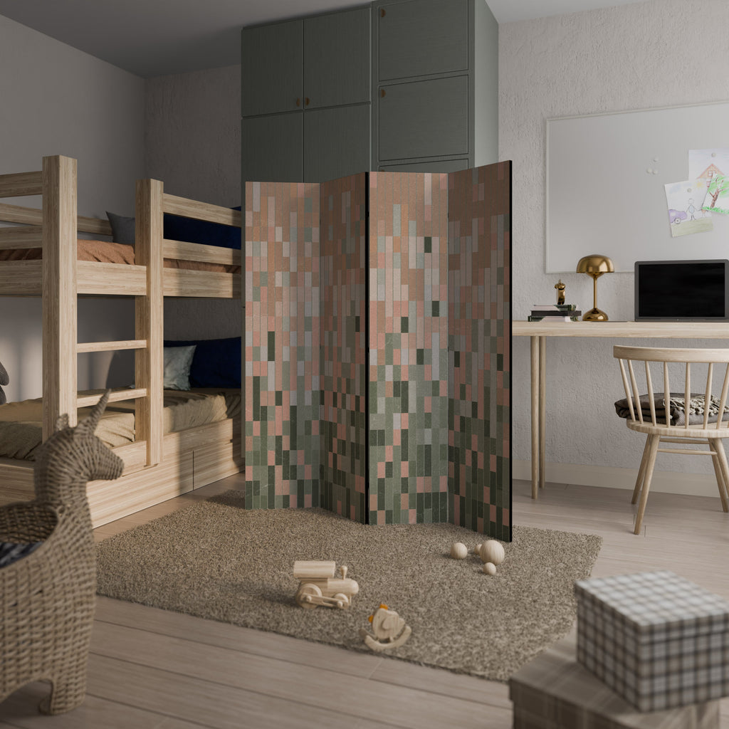 CONSTRUIRE L'AVENIR Cloison de séparation décorative à 4 panneaux