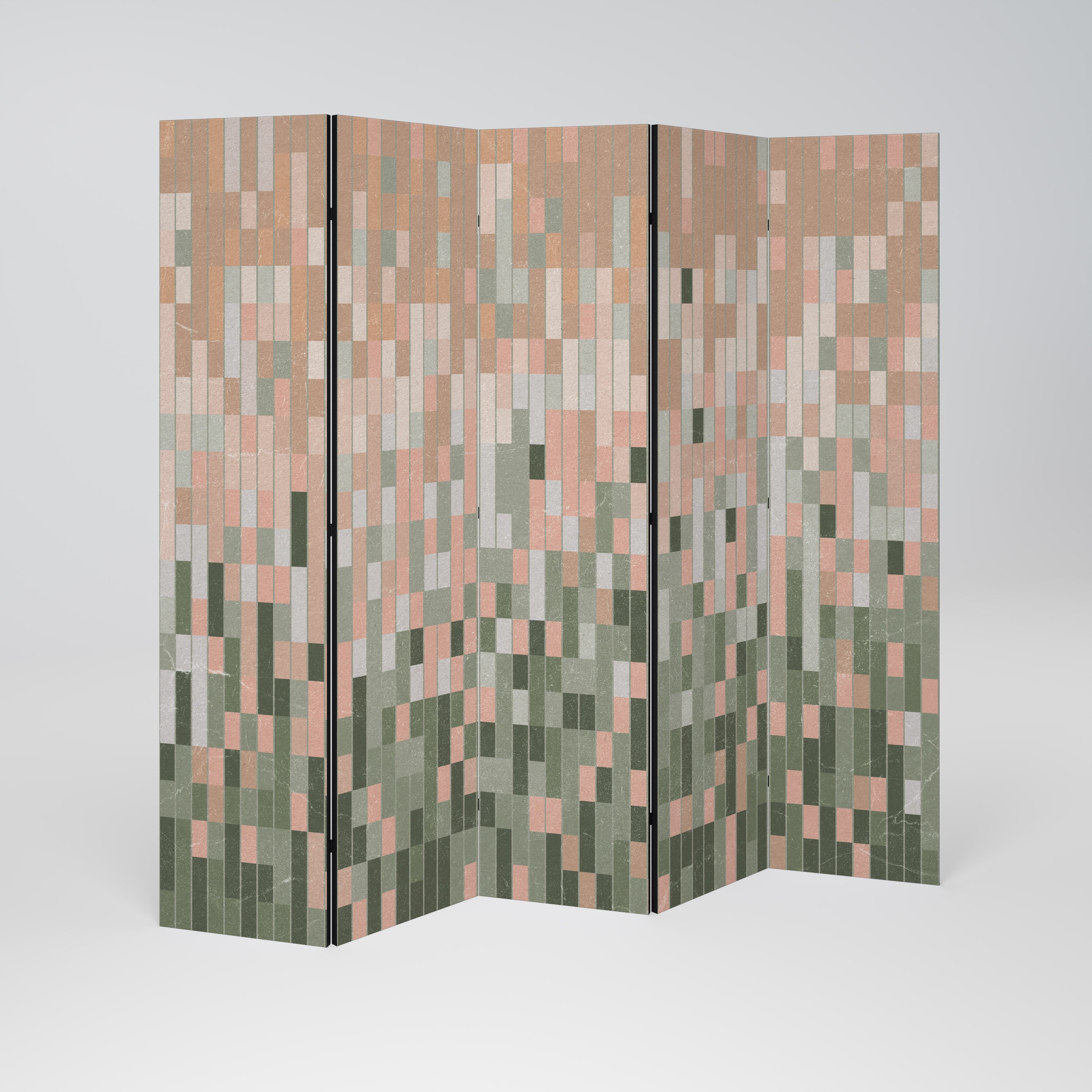 CONSTRUIRE L'AVENIR Cloison de séparation décorative à 5 panneaux