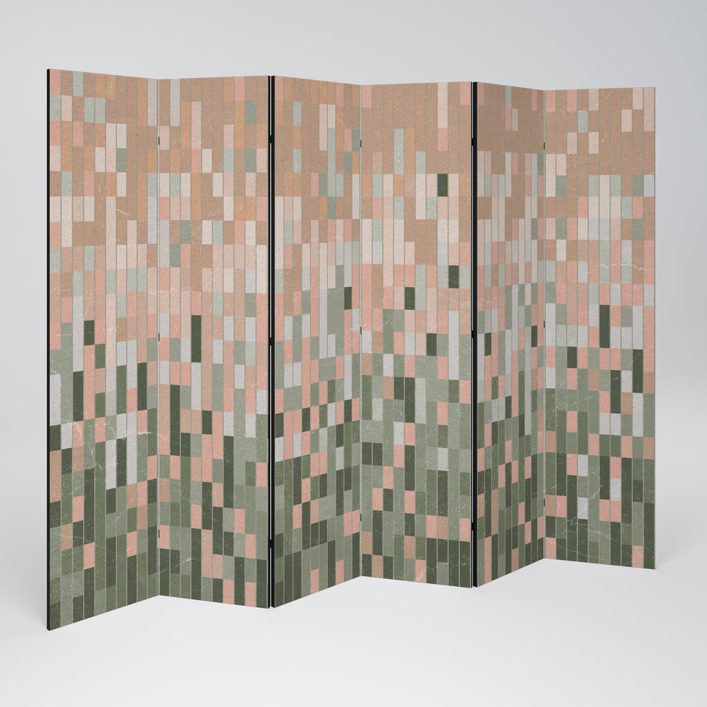 BUILDING THE FUTURE 6-Panel Room Divider