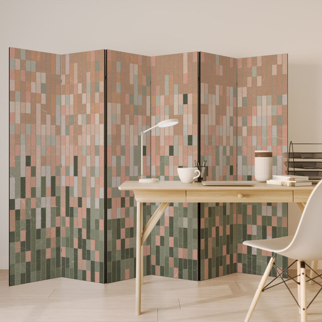 CONSTRUIRE L'AVENIR Cloison de séparation décorative à 6 panneaux