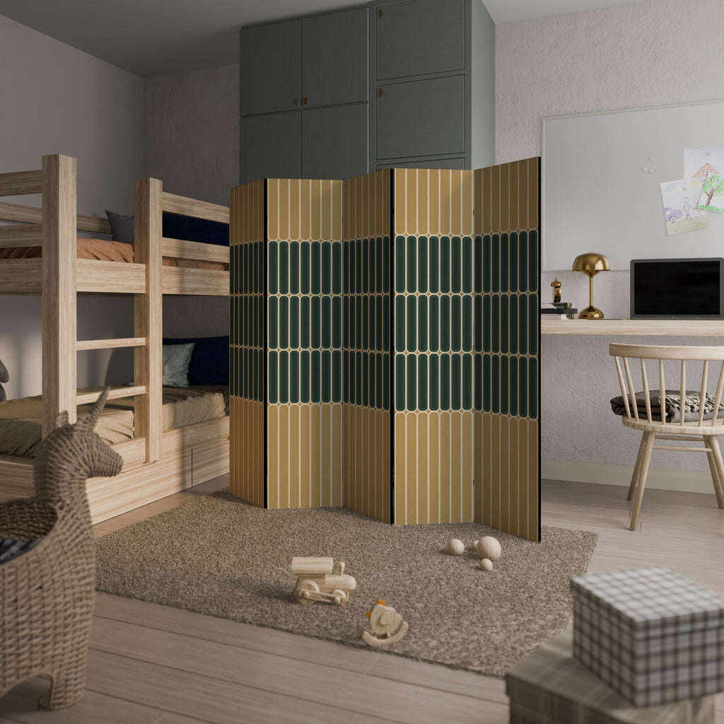 ILUSION GATE Séparateur de pièce décoratif à 5 panneaux