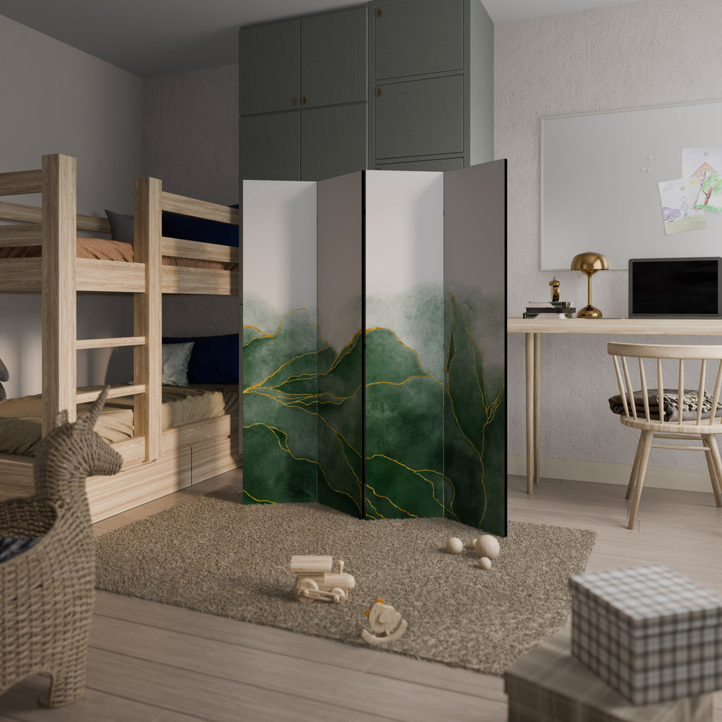 EXPENSIVE NATURE 4-Panel Room Divider