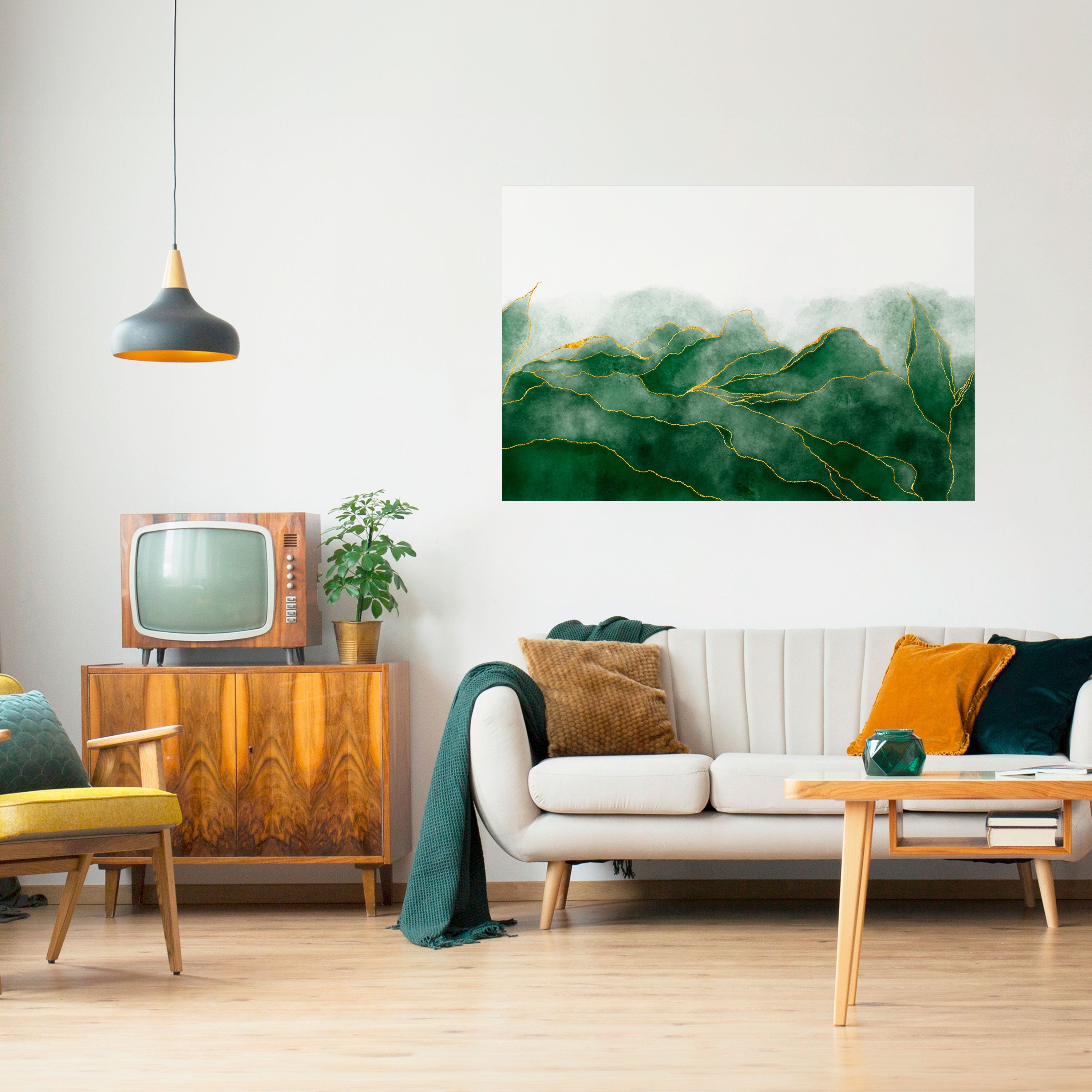 Affiche horizontale autocollante « Nature chère »