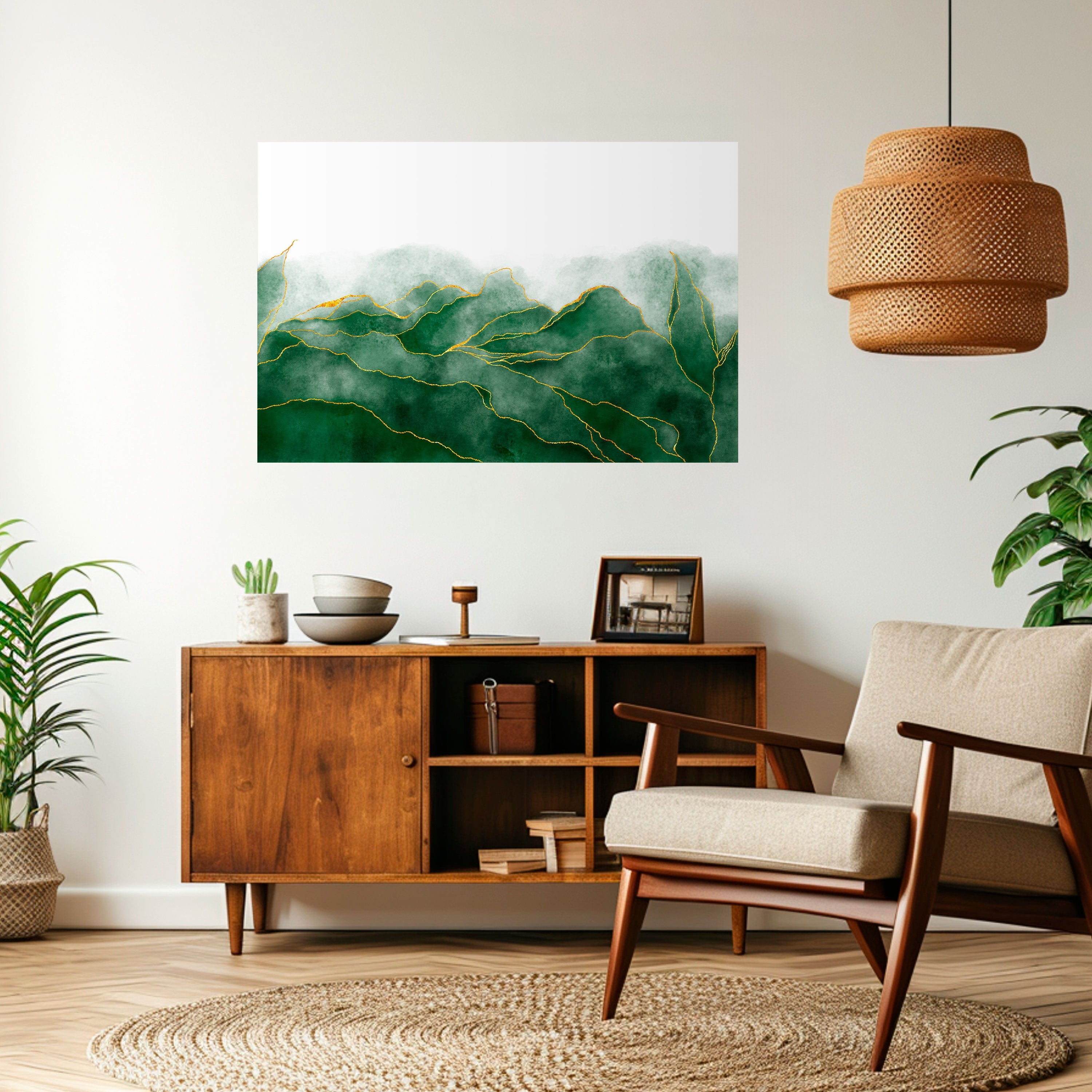 Affiche horizontale autocollante « Nature chère »