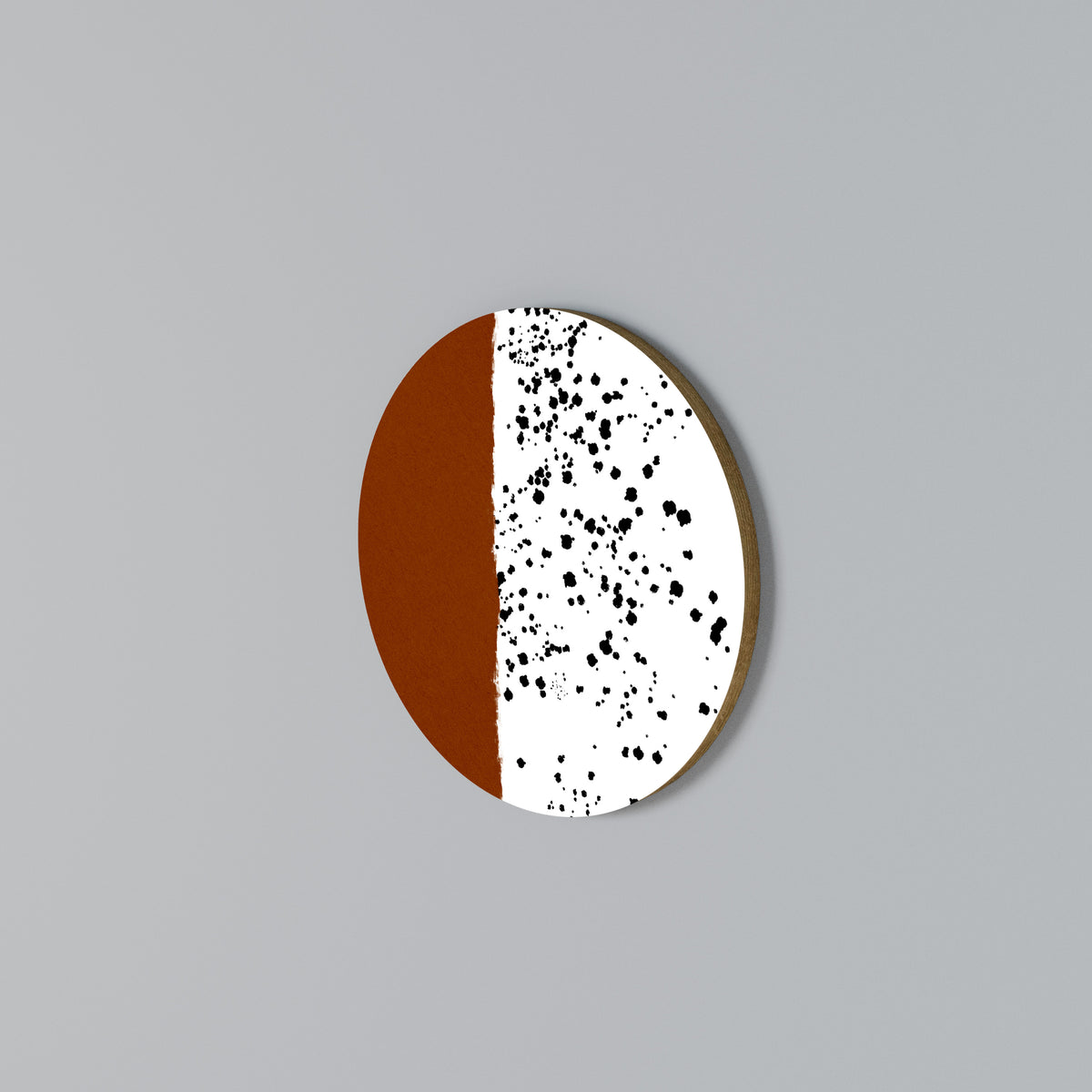 EXTRAORDINARY DUALISM Round Wall Art