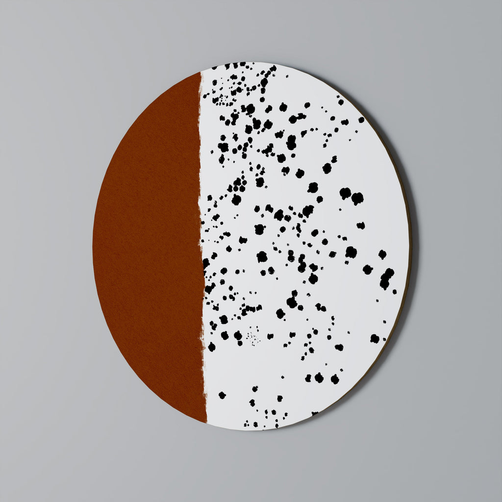 DUALISME EXTRAORDINAIRE Art mural rond