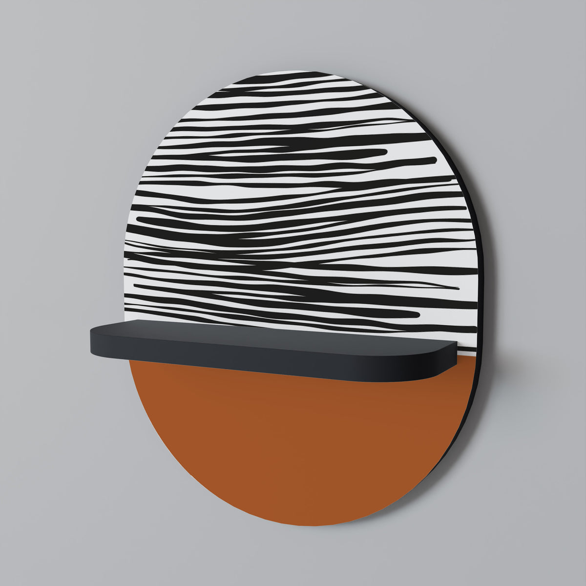 RADIANT ZEBRA Art Shelf