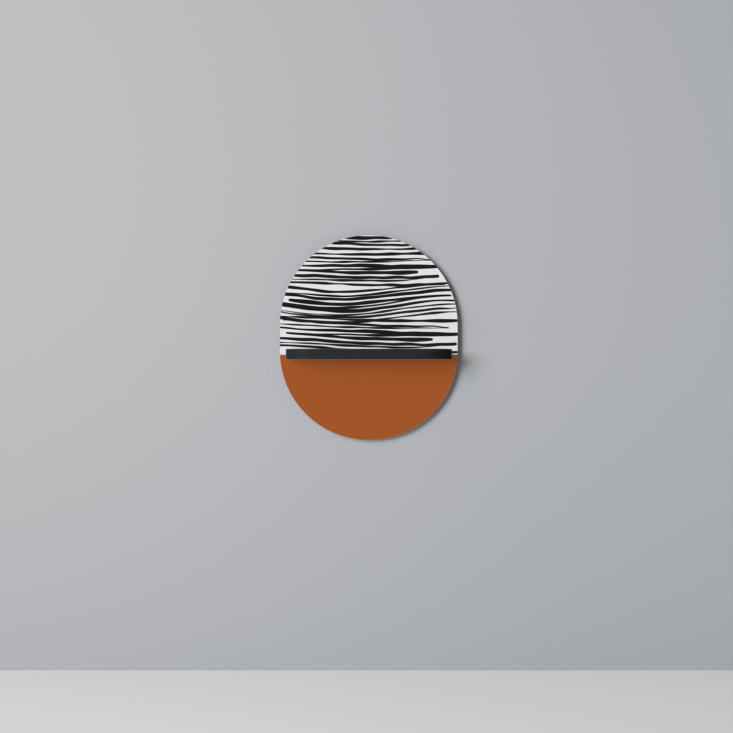 RADIANT ZEBRA Art Shelf
