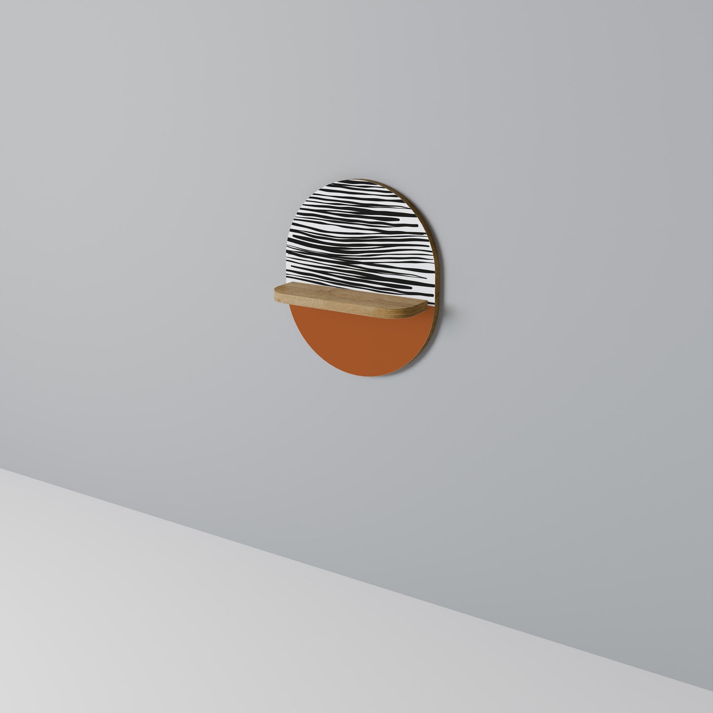 RADIANT ZEBRA Art Shelf