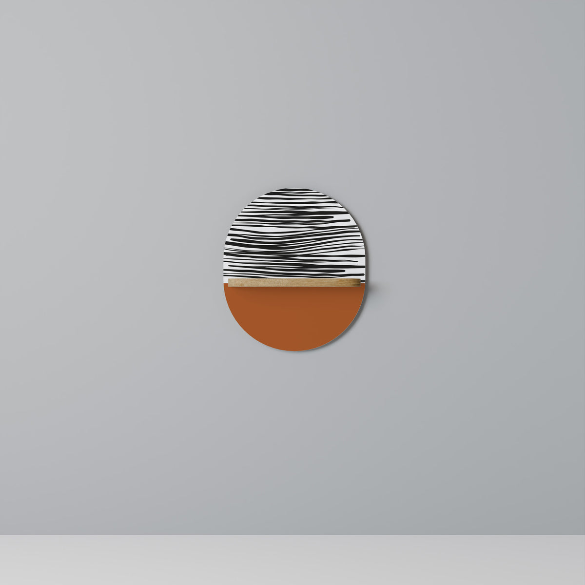 RADIANT ZEBRA Art Shelf