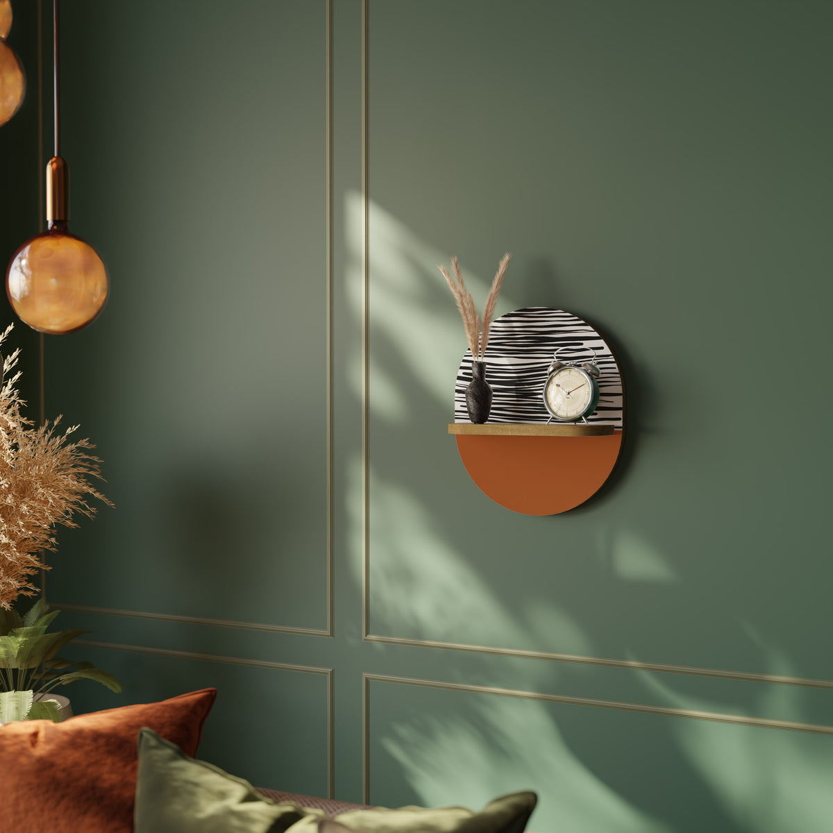 RADIANT ZEBRA Art Shelf