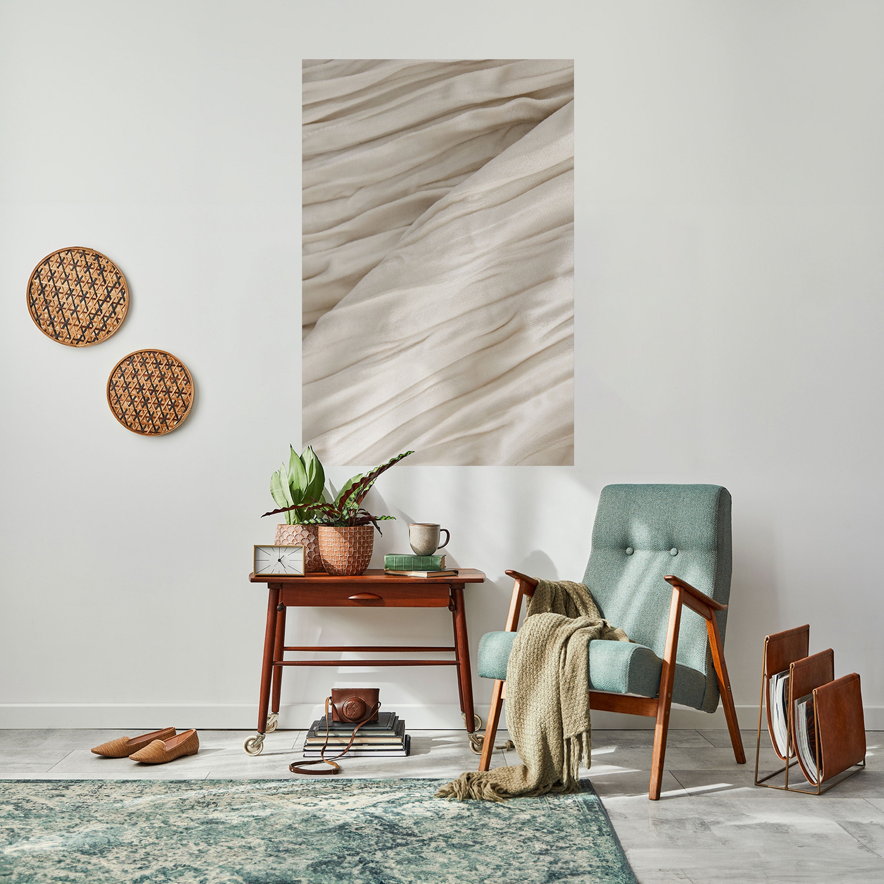 Affiche verticale autocollante SERENE FOLDS