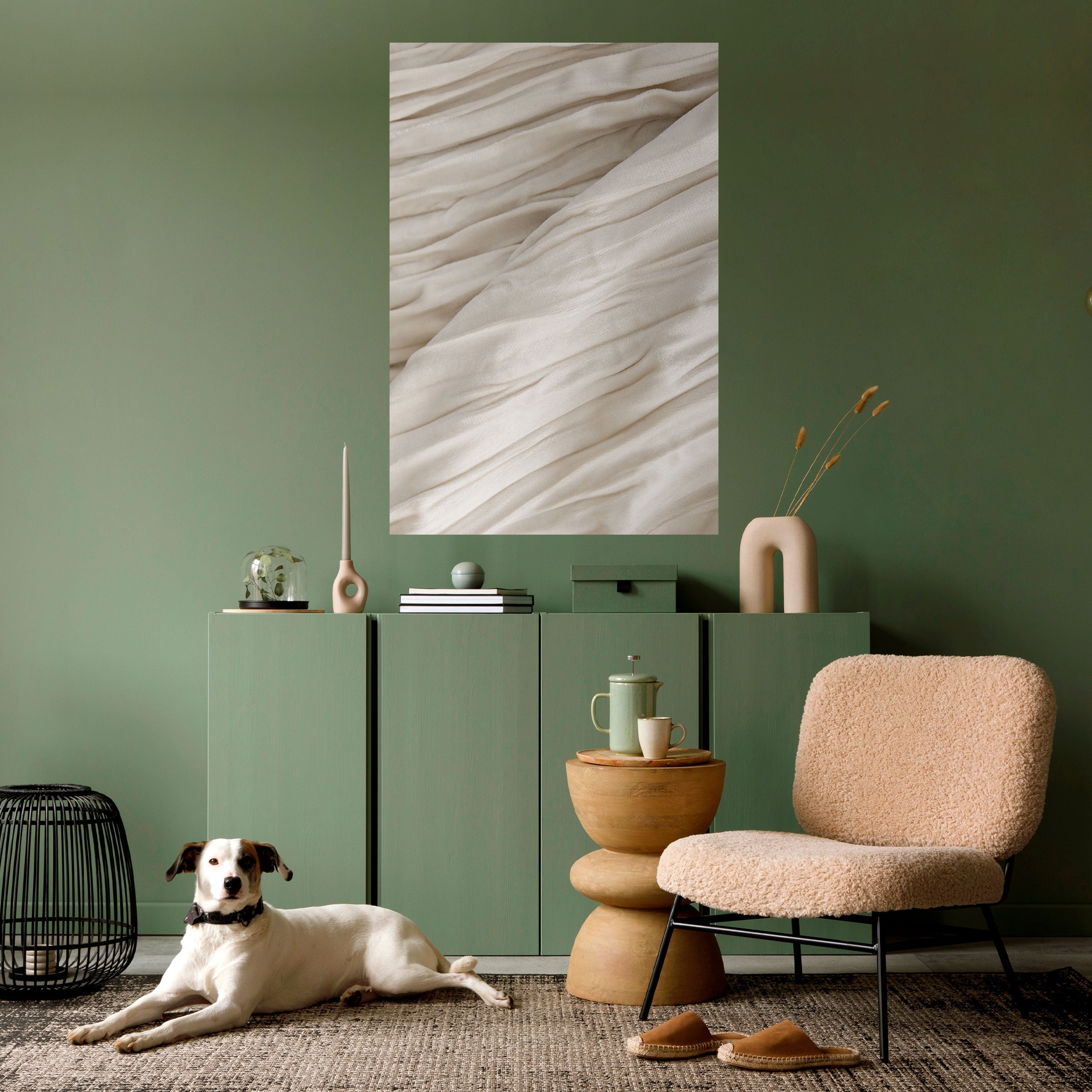 Affiche verticale autocollante SERENE FOLDS